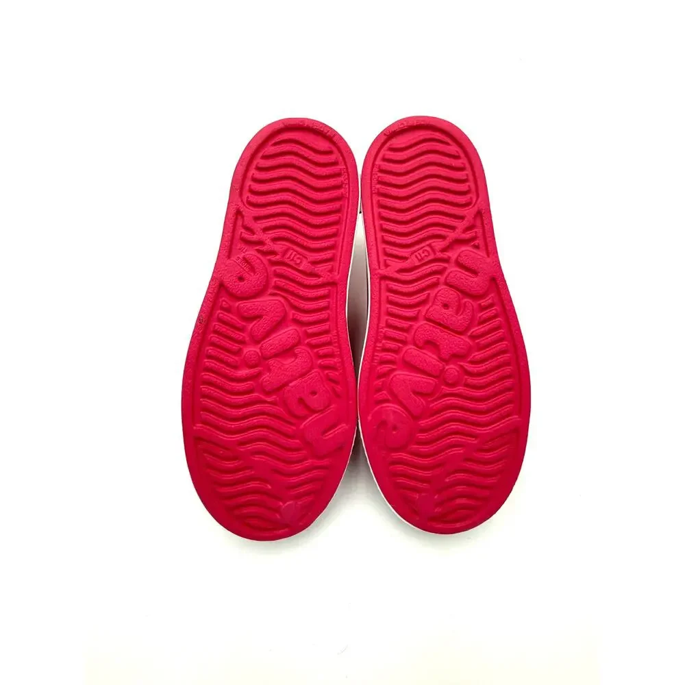 Native Jefferson Child Shoes - Hollywood Pink/Shell White - c11